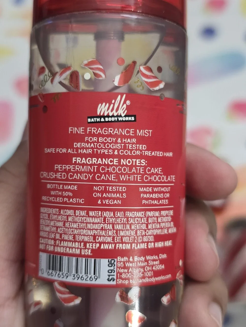 Bath & Body Works Peppermint Bark Truffle Hand Soap & Fragrance 5 Piece Set RARE